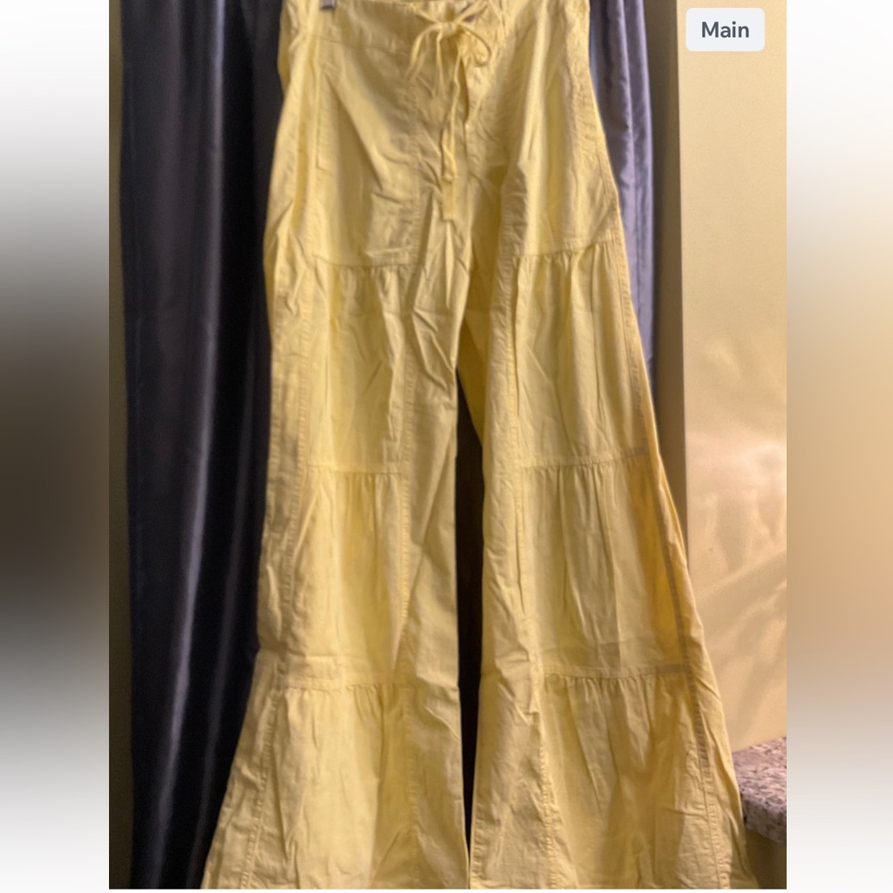 Xcvi wearables yellow wide pants